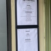 A few vegan soups and sandwiches   at The Lunchbox in Kingston