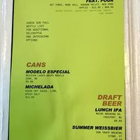 Wine & Beer Menu  at Lil' Deb's Oasis in Hudson