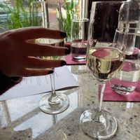 "Welcome" drink at VINIA Wine & Kitchen in Winter Park