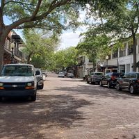 The street Vinia is located on at VINIA Wine & Kitchen in Winter Park