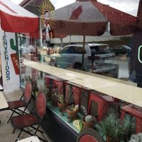 outdoor seating  at Otro Día Tacos in Beverly Hills