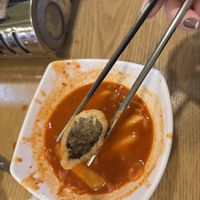 Ordered extra of these!! Sooo addictive and delicious   at Hotpot Tteokbokki Deokmiga Ewha Womans University - 전골떡볶이 덕미가 이대본점 in Seoul