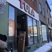 Outside  at Tula in Montreal