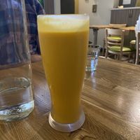 Mango lassi  at Tula in Montreal