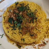 Byriani au poulet soya at Tula in Montreal