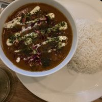 Vegan butter chicken  at Tula in Montreal