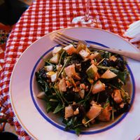 Салат с грушей, свеклой и тофу  at Stricha in Tbilisi