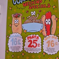 Meal deal offering (I got the pasta) at Stricha in Tbilisi