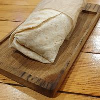 Falafel wrap at Stricha in Tbilisi