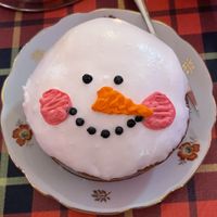 Filled with strawberry jam and peanut butter  at Stricha in Tbilisi