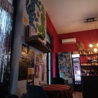 The interior is very cozy! at Stricha in Tbilisi