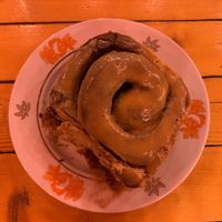 Cinnamon roll  at Stricha in Tbilisi