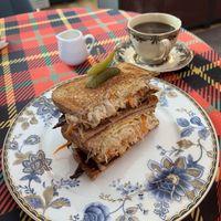 Reuben sandwichh  at Stricha in Tbilisi