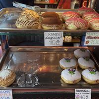 Various donuts  at Stricha in Tbilisi