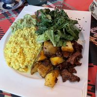 Breakfast platter 9/10 salad was amazing 🤩   at Stricha in Tbilisi