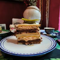 Ruben sandwich at Stricha in Tbilisi
