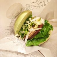 Plant based burguer at Mos Burger in Nara