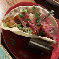 Non chicken tacos   at TGI Fridays in Liverpool