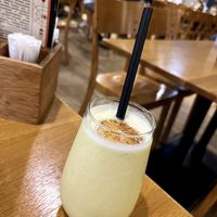 Pineapple and lime smoothie, highly recommend! at Dargett Brewpub in Yerevan