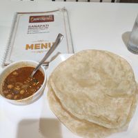 Chole Bhature at Ganapati Restaurant in Lalitpur
