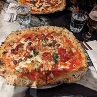 Ortolana vegan pizza at L' Antica Pizzeria Da Michele in North West London
