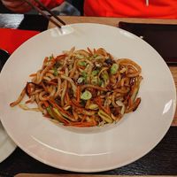Udon noodles at Tokyo Sushi & Bar in Liege