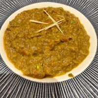 Aubergine curry  at Out of India in Barcelona