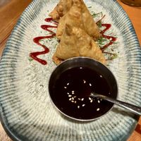 Samosa  at Out of India in Barcelona