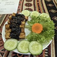 Seaweed wrapped tofu at Okale in Nha Trang