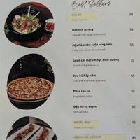 Menu at Okale in Nha Trang