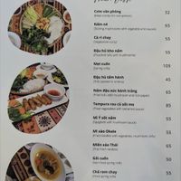 Menu at Okale in Nha Trang
