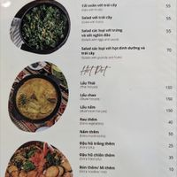 Menu at Okale in Nha Trang