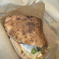 Felafel  sandwich   at Oren's Hummus in Cupertino
