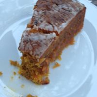Carrot cake at Cafe Miller in Hamburg