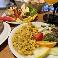 Scrambled Tofu at Cafe Miller in Hamburg