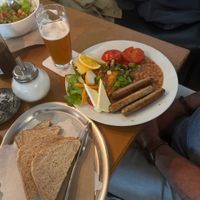 English breakfast   at Cafe Miller in Hamburg