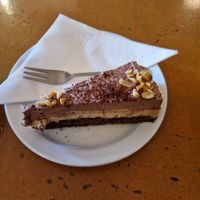 Salted peanut cheesecake at Cafe Miller in Hamburg