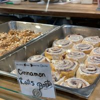 Vegan cinnamon rolls 😍 at Boots Bakery & Lounge in Spokane