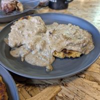 Biscuits and gravy at Boots Bakery & Lounge in Spokane