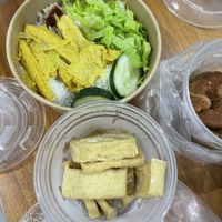 Dry “chicken and rice”  at Nhà hàng chay Veggie Saigon - Vietnam Vegan Heritage in Hoi An