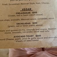 Breakfast menu  at El Cocal Restaurant - Wakax Hacienda Hotel  in Tulum