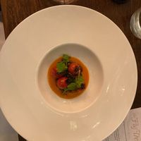 Confit tomatoes.  at The Fig Tree Restaurant in Hassocks