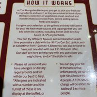   at Mongolian BBQ in Dublin