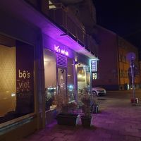 Outside at Bo's Viet Deli in Munich