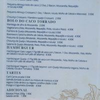 Menu at Gato Legal Coffee Roastery in Ponta Do Pargo