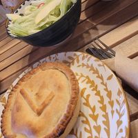 Vegan Lentil Pie at Gato Legal Coffee Roastery in Ponta Do Pargo