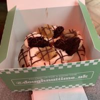 The cookie dough was delicious! at Rodeo Dougnuts in Windsor