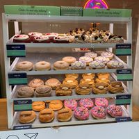 The vegan options had their own cabinet! at Rodeo Dougnuts in Windsor