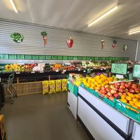 Inside. Not big but very clean and tidy.  at Garden Fresh in Oamaru