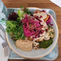 Halloumi bowl at Chick Pea  in Oxford